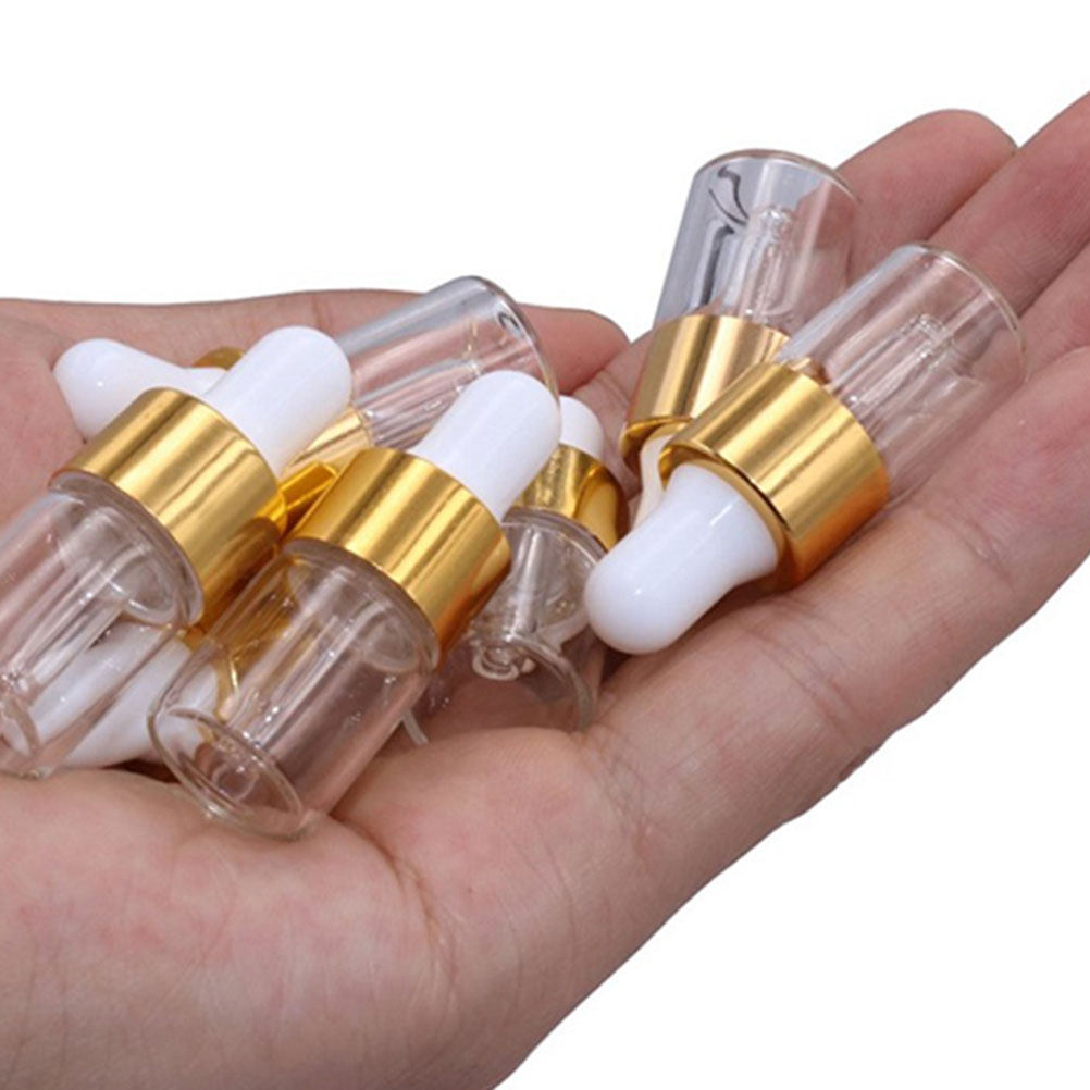 Beard Oil - 30Pcs Glass Essence Liquid Bottles Compact