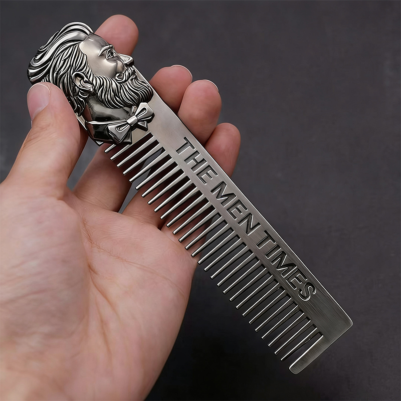 Vintage Metal Hair Comb Retro  - Beard Oil 评论和价格