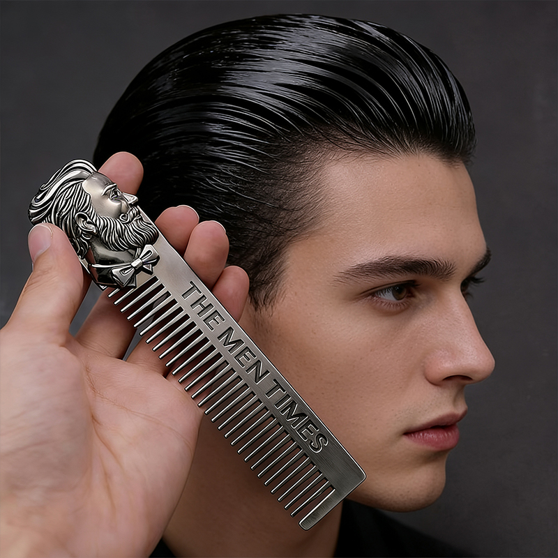 Vintage Metal Hair Comb Retro  - Beard Oil 评论和价格