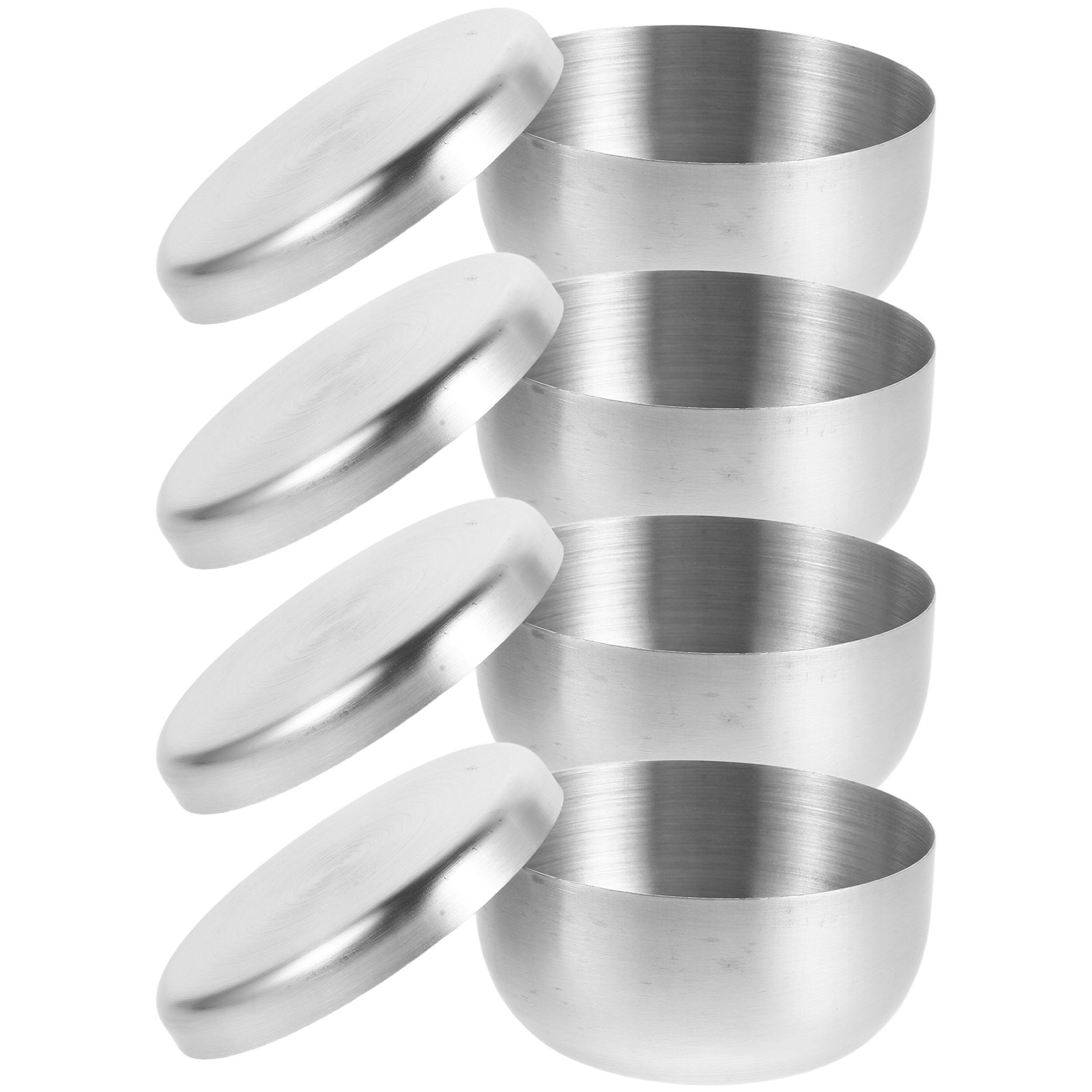 4Pcs Stainless Steel Shaving B - Shaving Cream 评论和价格