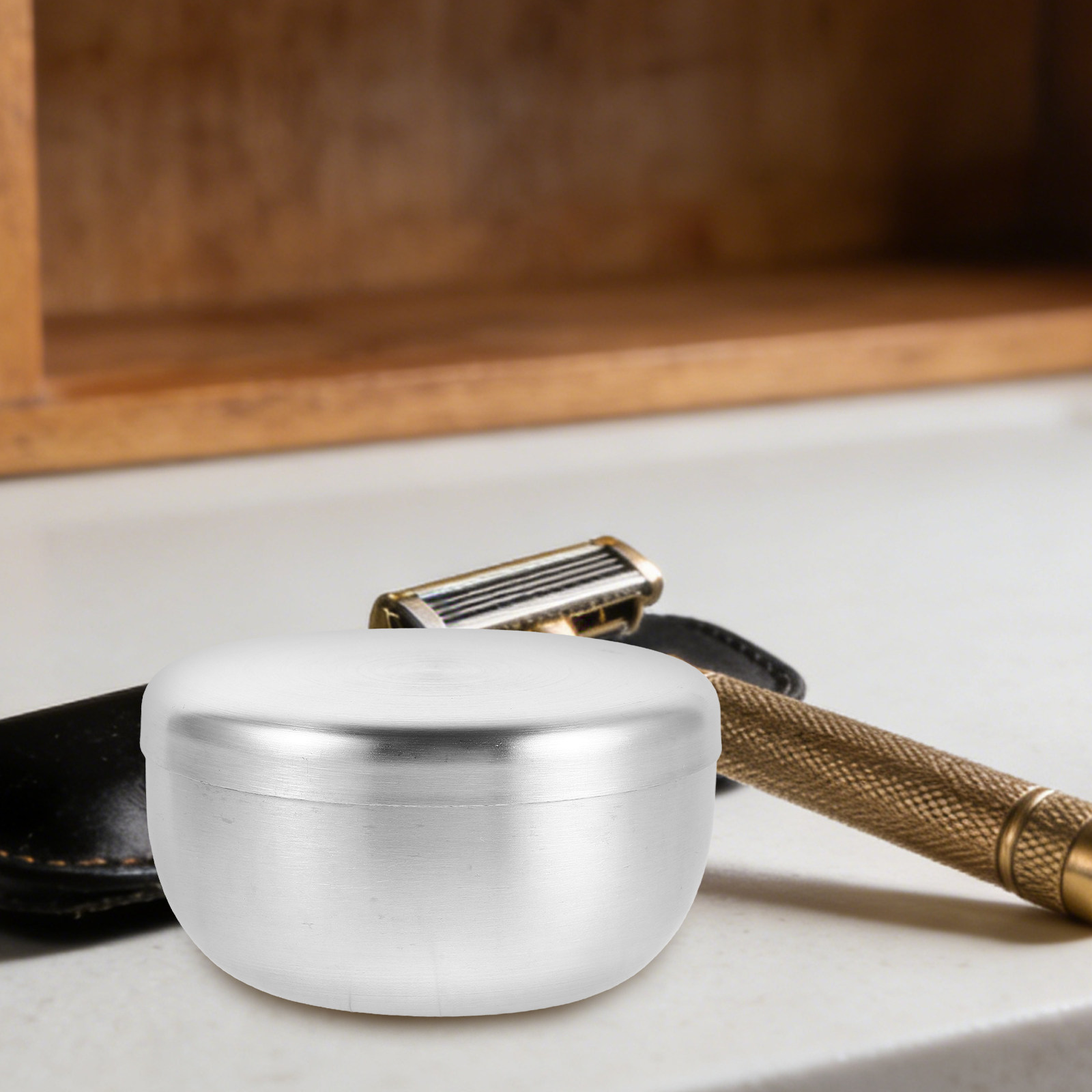 4Pcs Stainless Steel Shaving B - Shaving Cream 评论和价格