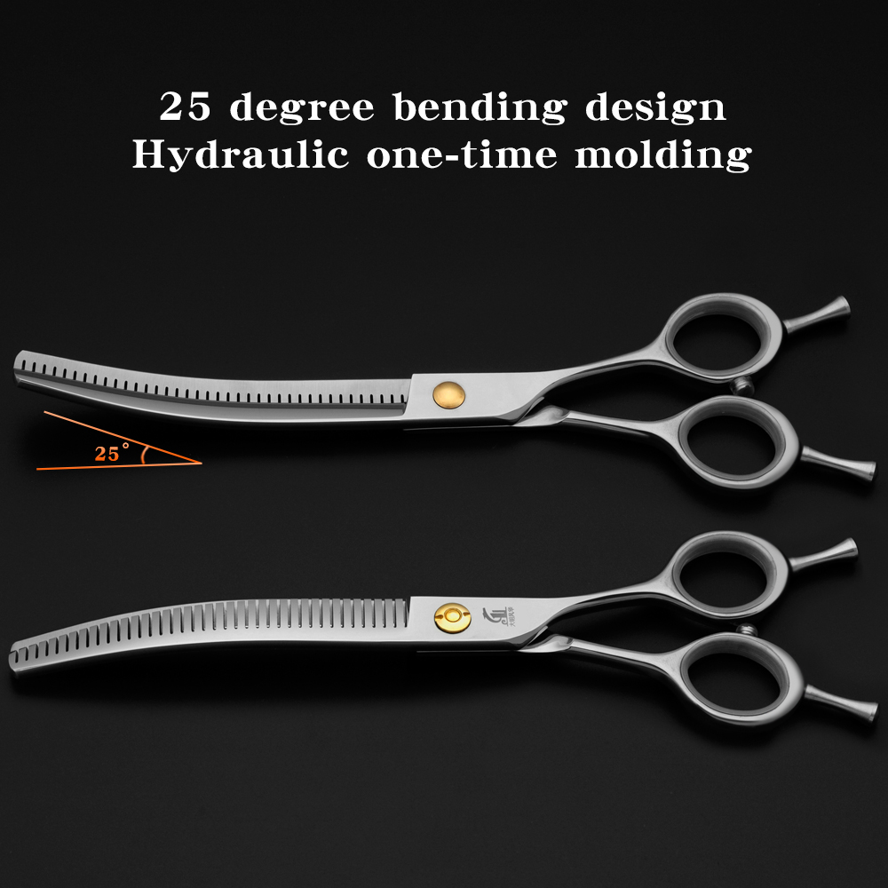 Refinement Curved Teeth Scisso - Grooming Scissors 评论和价格