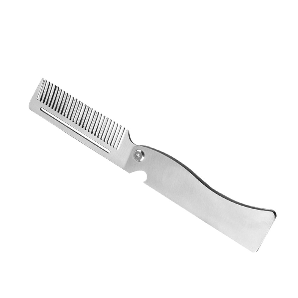 Folding Hair Comb Stainless St - Beard Oil 评论和价格