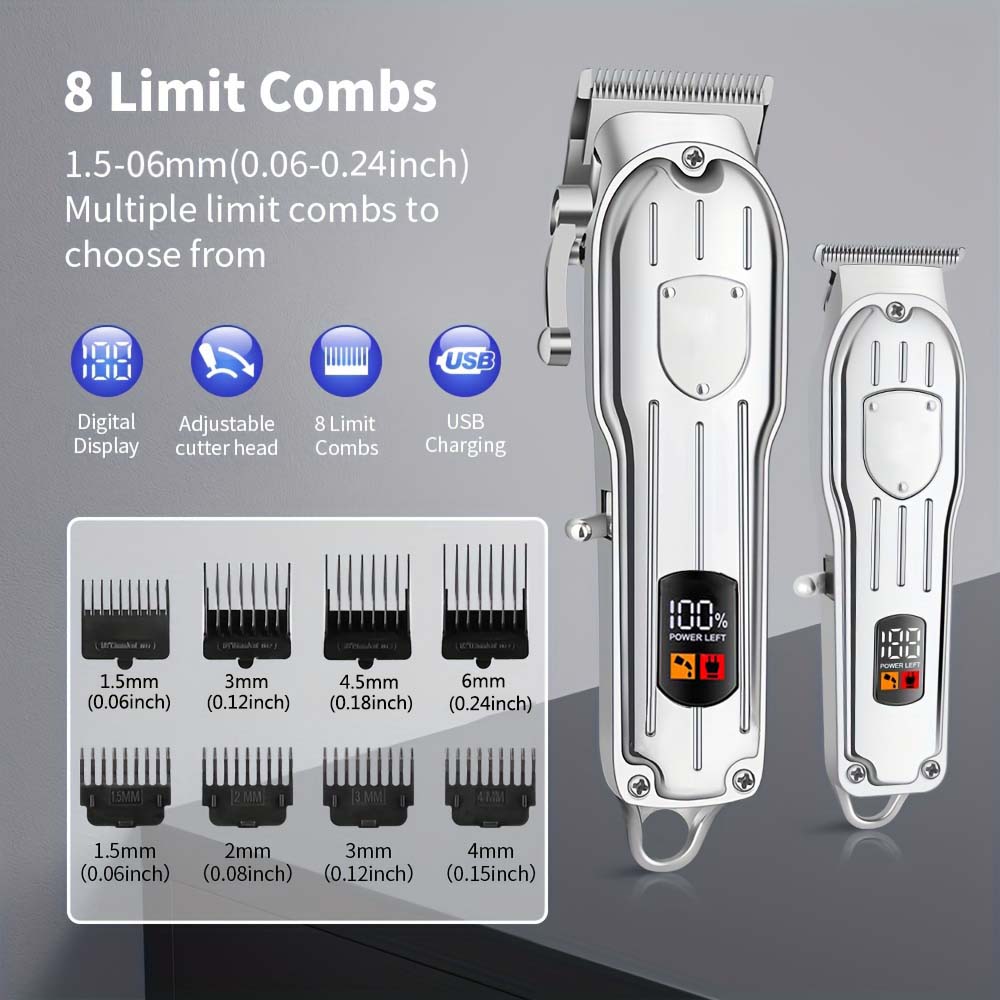Professional Hair Clipper Set  - Grooming Kit 评论和价格
